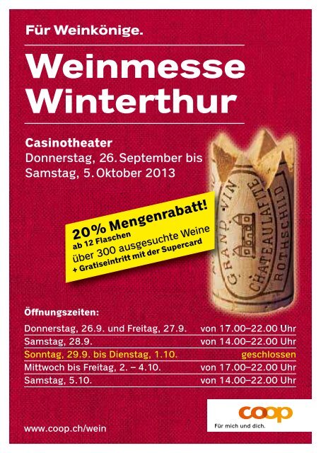 Neue RegeluNg: FlexibleR VoRVeRkauF - Casinotheater Winterthur