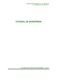 TUTORIAL DE WORDPRESS