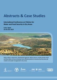 Abstracts & Case Studies - ICARDA