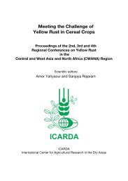 Meeting the Challenge of Yellow Rust in Cereal Crops - ICARDA