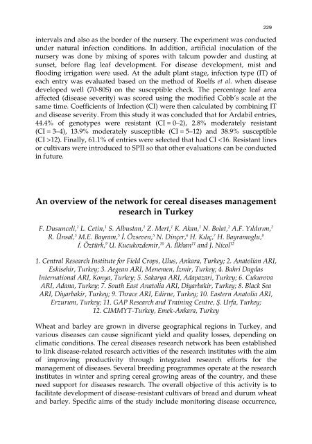 Meeting the Challenge of Yellow Rust in Cereal Crops - ICARDA