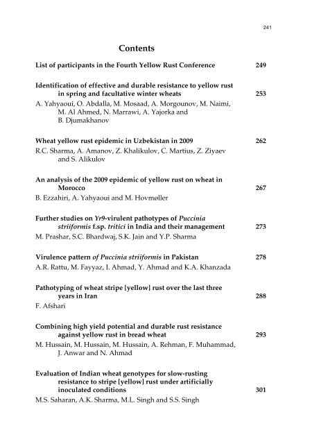 Meeting the Challenge of Yellow Rust in Cereal Crops - ICARDA