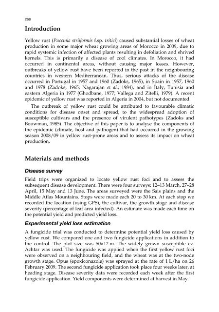 Meeting the Challenge of Yellow Rust in Cereal Crops - ICARDA