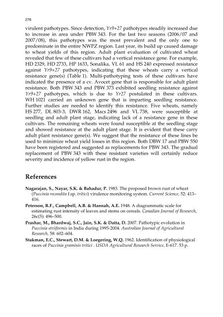 Meeting the Challenge of Yellow Rust in Cereal Crops - ICARDA