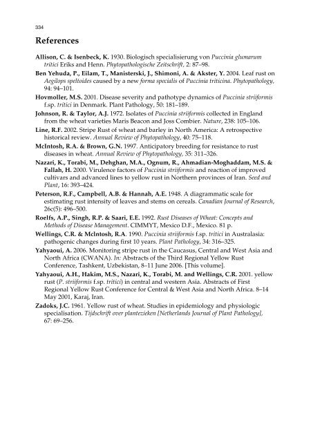 Meeting the Challenge of Yellow Rust in Cereal Crops - ICARDA