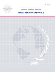 Annual Report of the Council - 2008 - ICAO