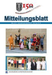 Mitteilungsblatt - Berliner Turnerschaft