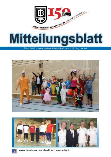 Mitteilungsblatt - Berliner Turnerschaft