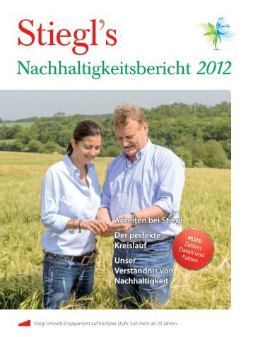 Stiegl s Nachhaltigkeitsbericht 2012