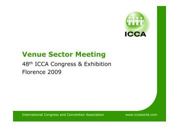 Venues Sector - ICCA
