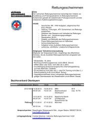 Lehrgangsausschreibung - Bayerisches Rotes Kreuz