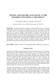 TESTING AND FAILURE ANALYSIS OF A CFRP WINGBOX ... - ICCM