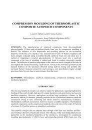 compression moulding of thermoplastic composite sandwich ... - ICCM