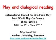 Stig BrostrÃ¶m - International Council for Children's Play