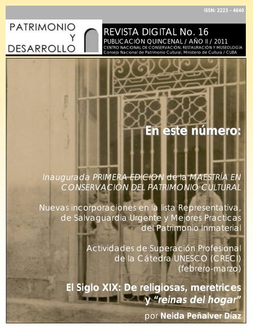 Revista No. 16 2011 - ICCROM