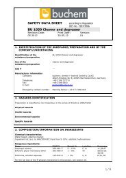 Safety Data Sheet - Buchem Chemie + Technik Gmbh und Co. KG