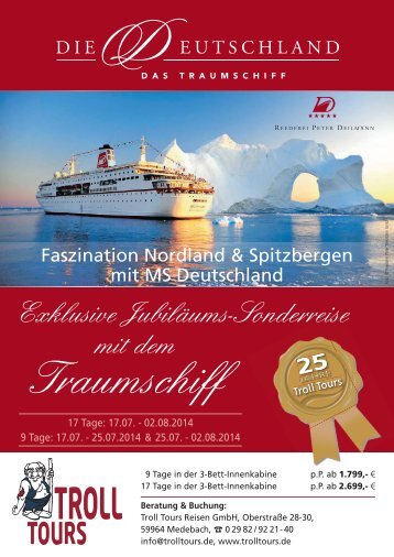 Flyer MS Deutschland