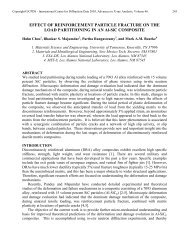 EFFECT OF REINFORCEMENT PARTICLE FRACTURE ON ... - ICDD