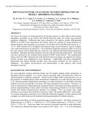 rietveld texture analysis by neutron diffraction of .highly ... - ICDD