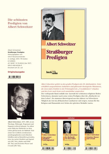 paperbacks Geschichte politik kultur Herbst 2013 - C.H. Beck