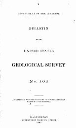 GEOLOGICAL SURVEY