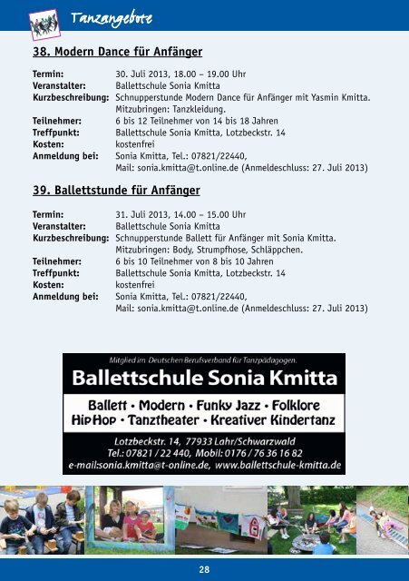 BroschÃ¼re Sommerferienprogramm 2013 (application/pdf) - Stadt Lahr