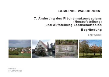 7. Ã„nderung des FlÃ¤chennutzungsplans - Gemeinde Waldbrunn in ...