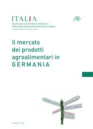 il mercato dei prodotti agroalimentari in Germania - Ice