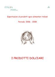 I PRODOTTI DOLCIARI - Ice