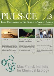 Issue 13 April 2009 - Max Planck Institute for Chemical Ecology