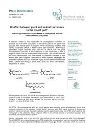 Press Information - Max Planck Institute for Chemical Ecology