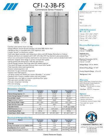 CF1-2-3B-FS - Ice Machines