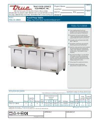 Download Manufacturer's Specification Sheet - Ice Machines