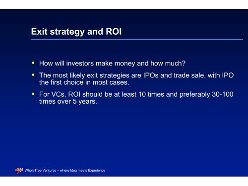 New Venture Creation: from Idea to Investment - iCentre