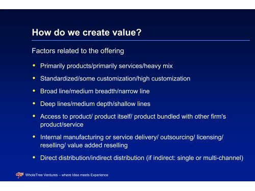 New Venture Creation: from Idea to Investment - iCentre