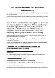 Best Practices in Germany: AWO Bremerhaven Beteiligungsrechte ...