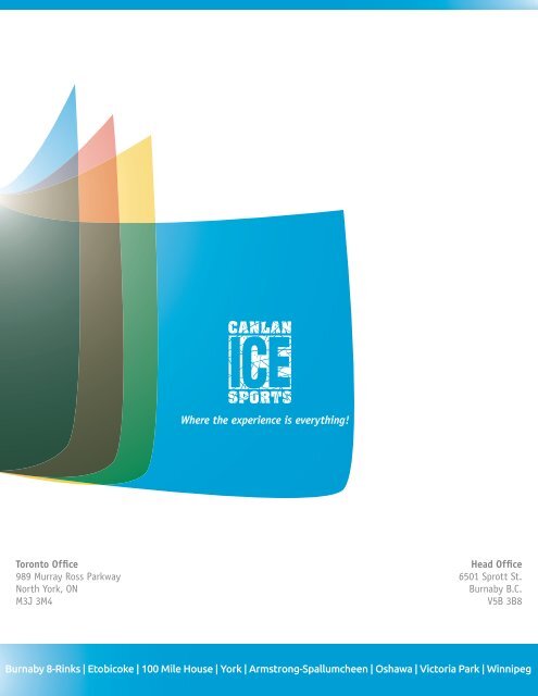 Annual Report 2011 - Canlan Ice Sports