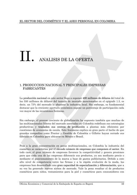 El sector del cosmÃ©tico y el aseo personal en Colombia - Icex