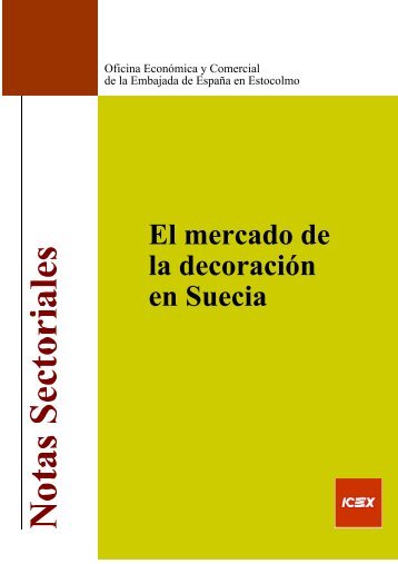 El mercado de la decoraciÃ³n en Suecia - Icex