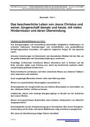 Das beschwerliche Leben von Jesus Christus und seiner ...