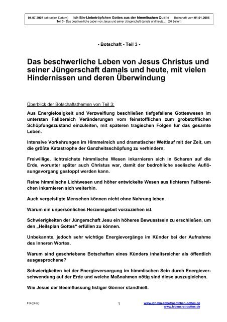 Das beschwerliche Leben von Jesus Christus und seiner ...