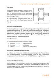 Handout- Forschungs- und Entwicklungscontrolling Controlling Das ...