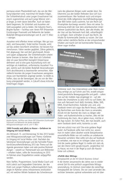 Jahresbericht 2012-13.pdf - KV ZÃ¼rich Business School