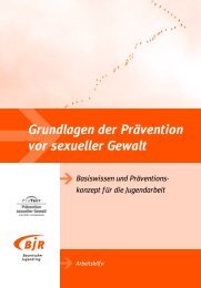 Grundlagen der PrÃ¤vention vor sexueller Gewalt - Bayerischer ...