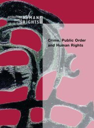 Crime, Public Order and Human Rights (2003) - The ICHRP