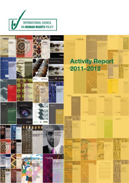 Activity Report 2011–2012 - The ICHRP