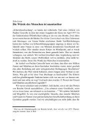 Die Würde des Menschen ist  unantastbar - Mabuse Verlag