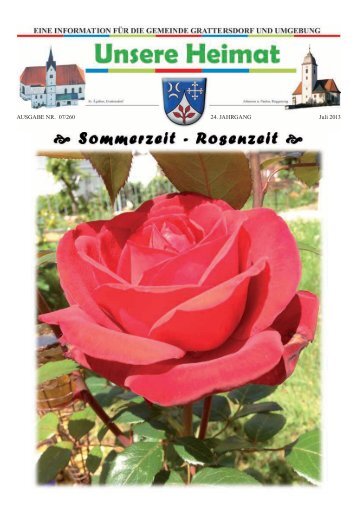 AUSGABE NR. 07/260 24. JAHRGANG Juli 2013 - Grattersdorf