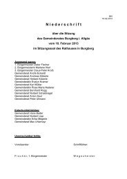 18.02.2013 Niederschrift Gemeinderat - Burgberg