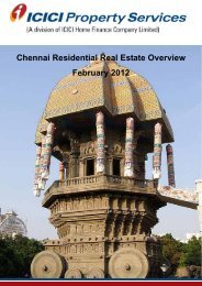 Chennai Residential Real Estate Overview February 2012